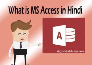 MS Access in hindi