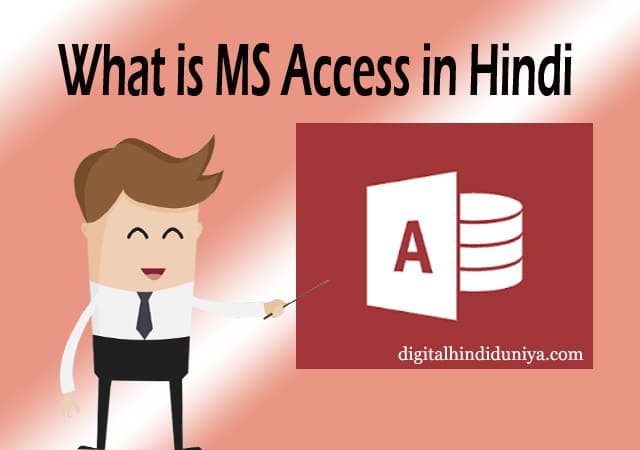 MS Access in hindi