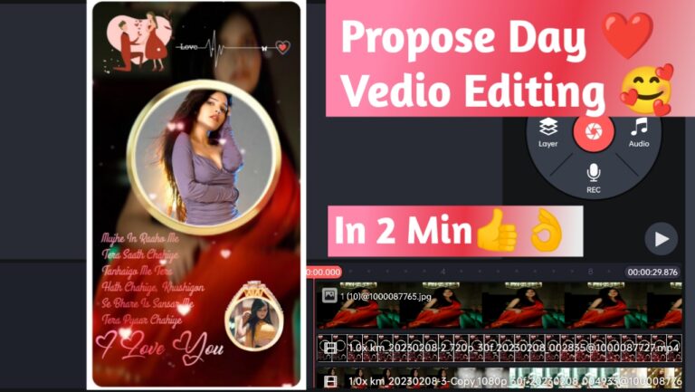 Propose Day Video Editing