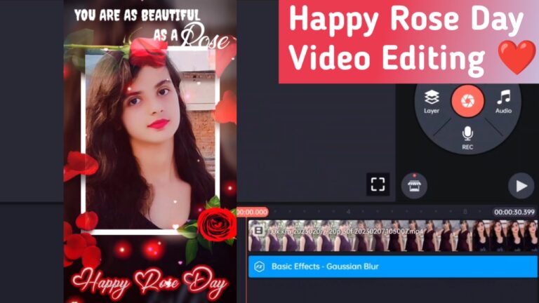 Rose Day Video Editing